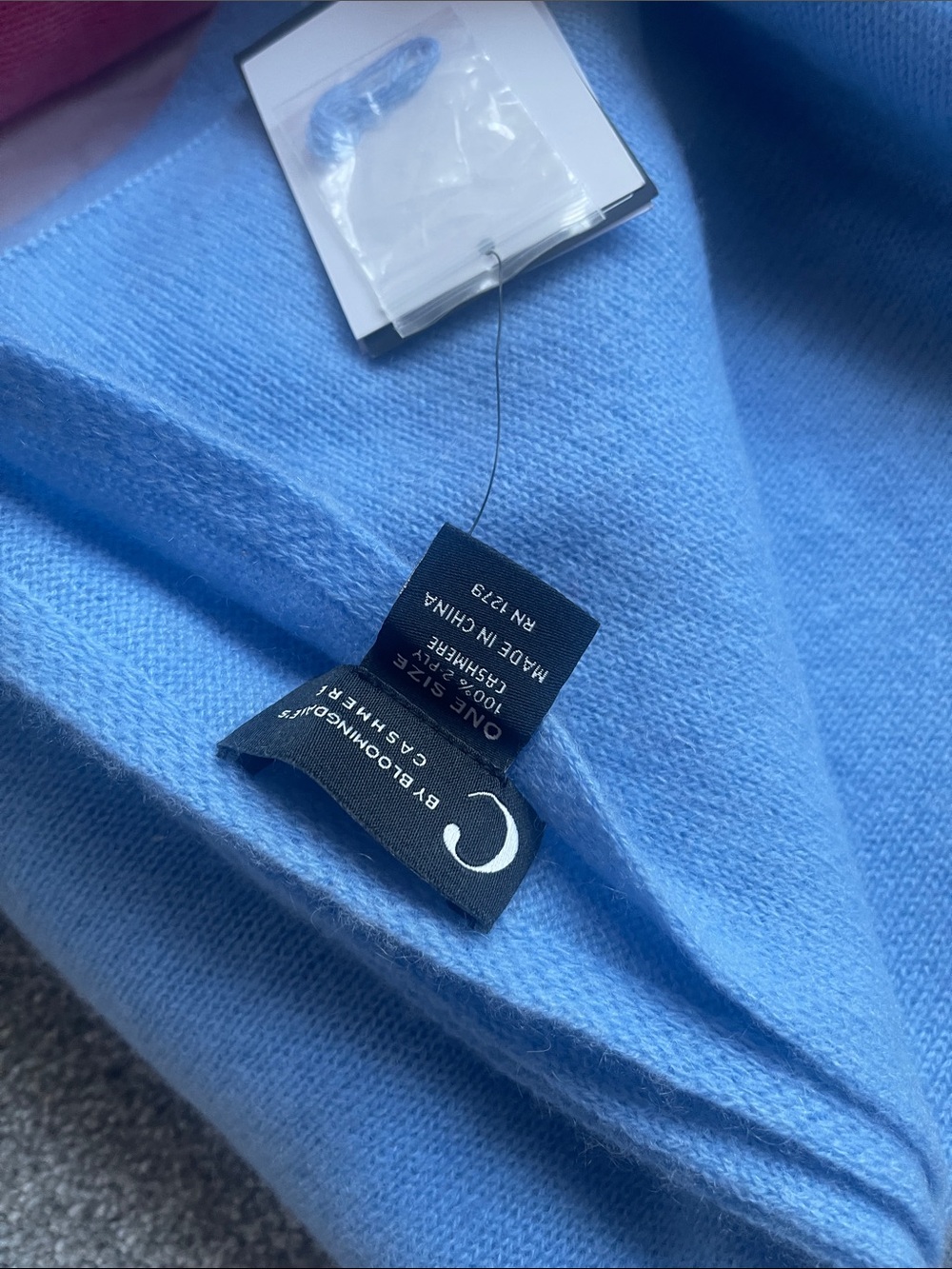 Cashmere wrap/scarf Women's Cozy Wrap Scarf  price is for one pink or blue - Picture 13 of 16
